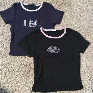 Maui Brandy Melville top and Don’t call me baby top